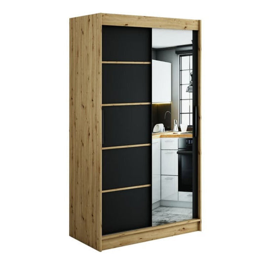 Leto V2 Sliding Door Wardrobe 120cm