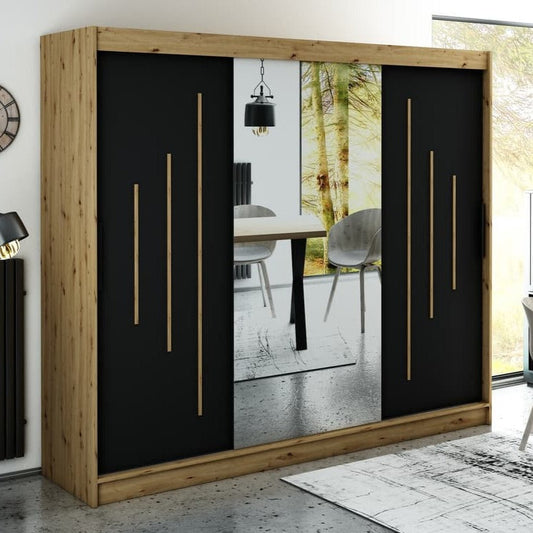 Leto Y1 Sliding Door Wardrobe 250cm