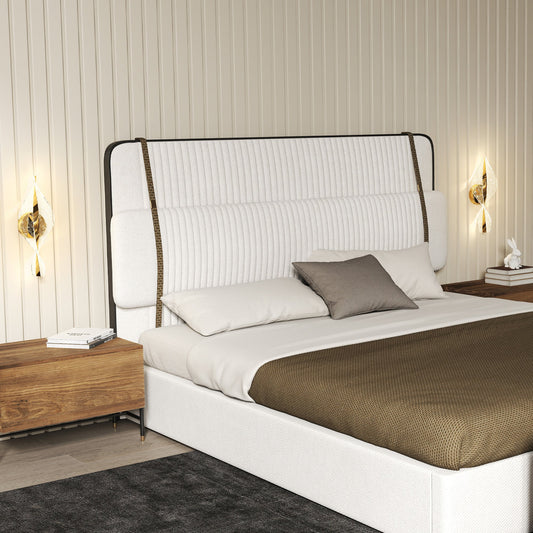 HOMCOM Led Wall Lamp 2 Pack, 13W Modern Indoor Spiral Wall Light, Colour Temperature Adjustable 3000K/4000K/6500K, for Bedroom, Living Room, Hallway, Stairs, Gold Tone