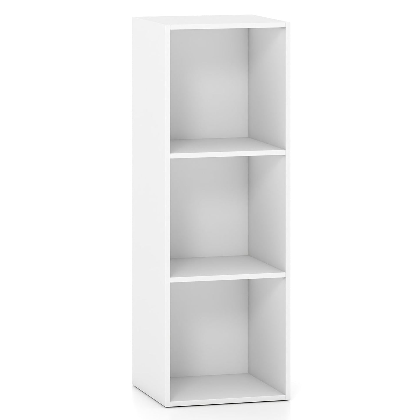 3-Cube Book Shelf Wooden Bookshelf Modern Bookcase Storage Organizer
