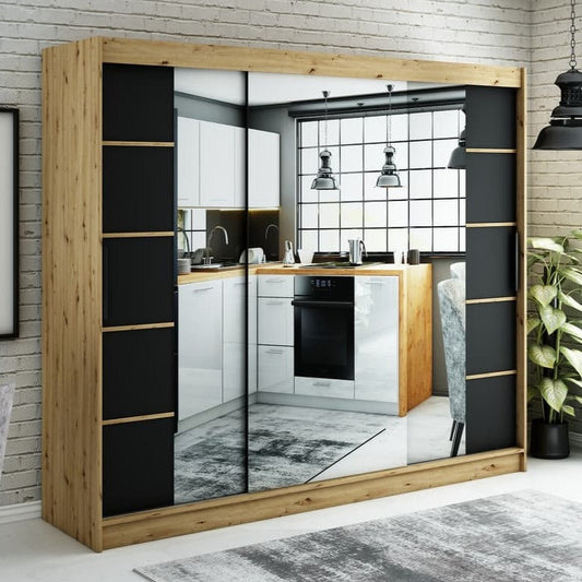 Leto V4 Sliding Door Wardrobe 250cm