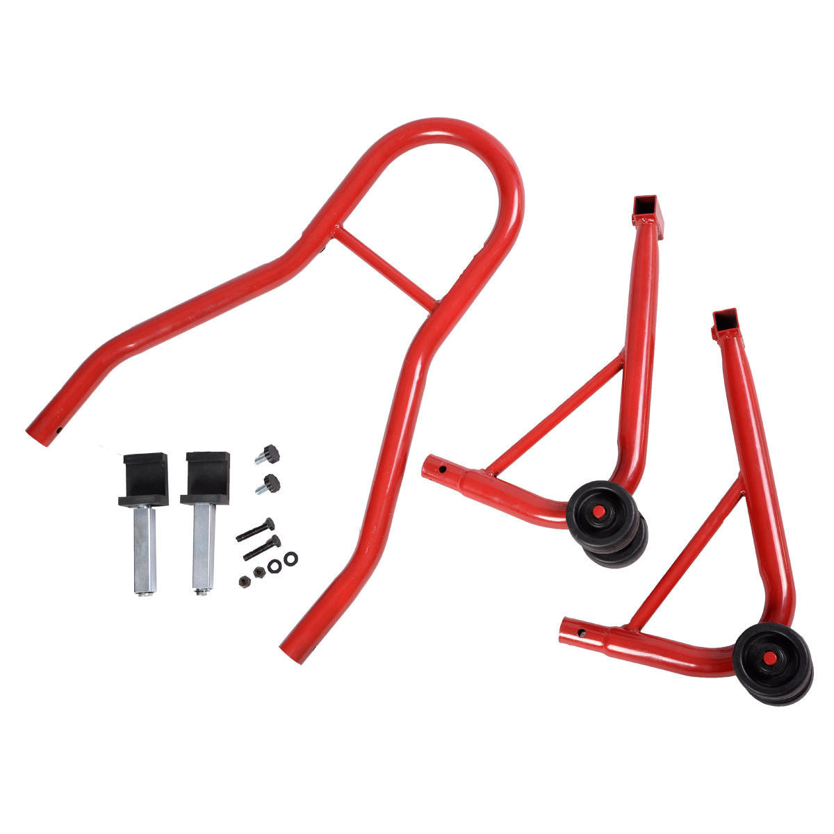 Assembly stand motorcycle jack motorcycle stand racing stand front/rear red
