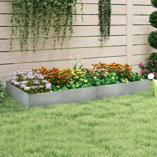 6-Pack 600 cm Galvanized Metal Landscape Edging for Lawn Pathway