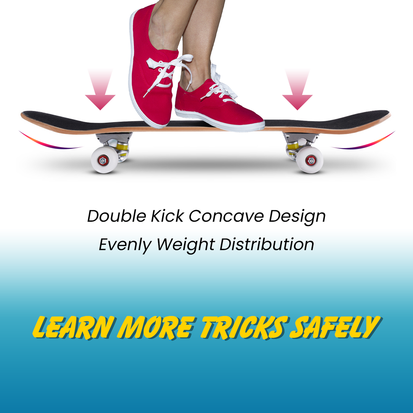 79cm Skateboard Complete Cruiser Standard for Children-Blue