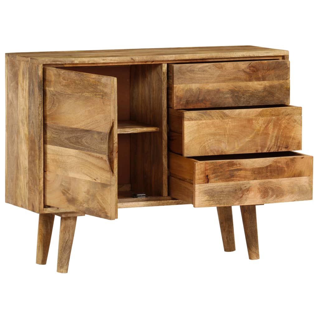vidaXL Sideboard Solid Mango Wood 90x30x69 cm 6