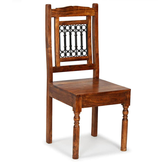 vidaXL Dining Chairs 6 pcs Solid Wood Classic 2