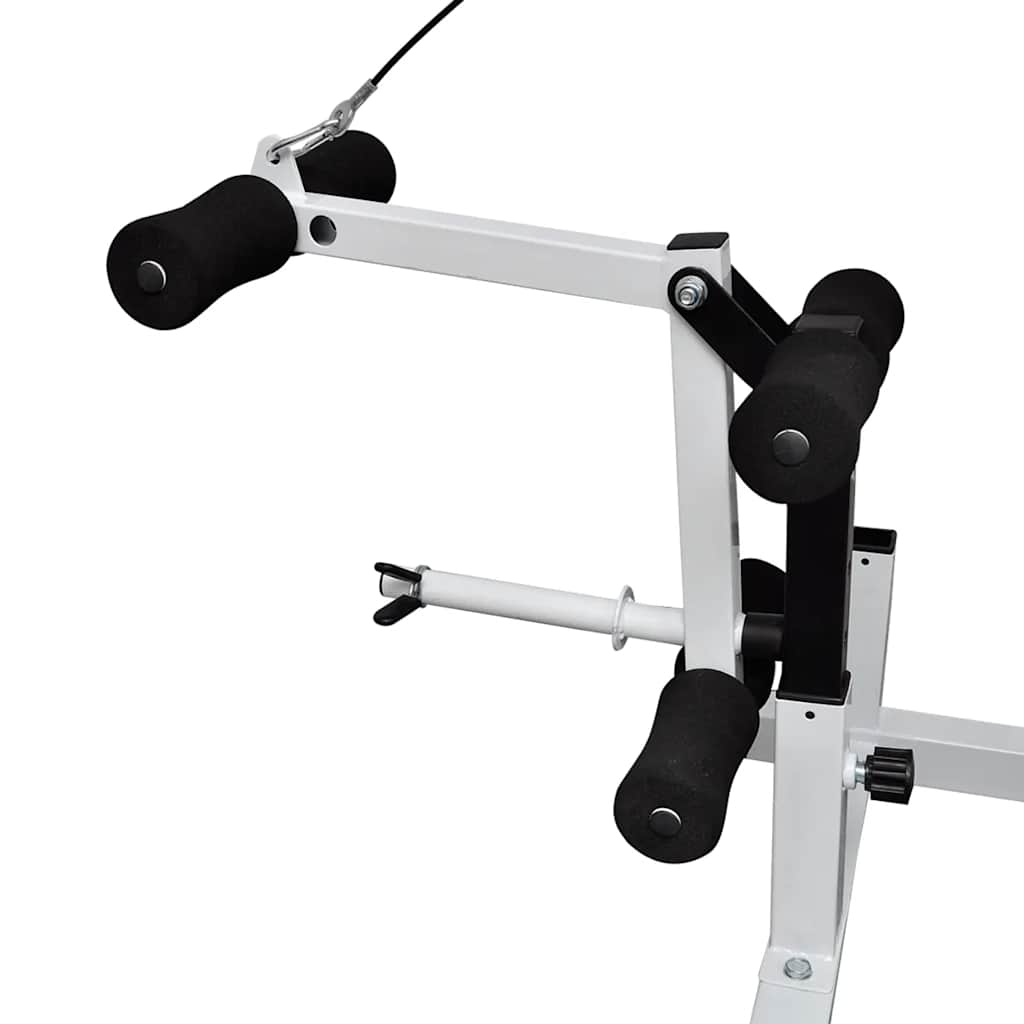 vidaXL Weight Bench with Weight Rack, Barbell and Dumbbell Set 90 kg 6
