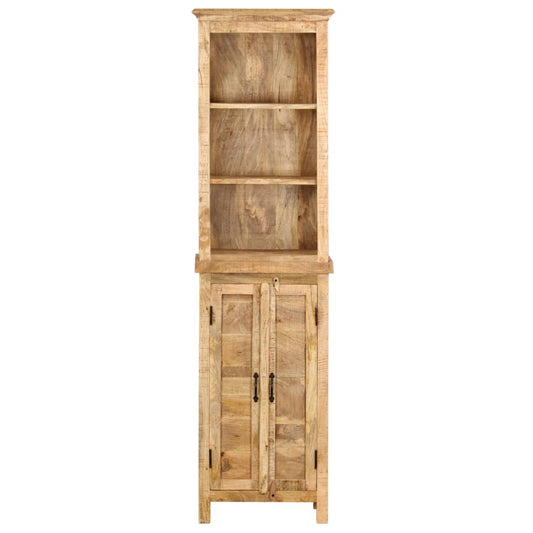 vidaXL Book Shelf | Unique natural wood colour | Solid Mango Wood | Tall 2