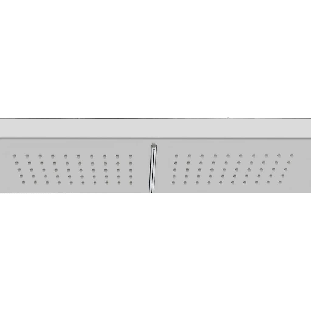 vidaXL Outdoor Shower with Tray WPC Stainless Steel 6