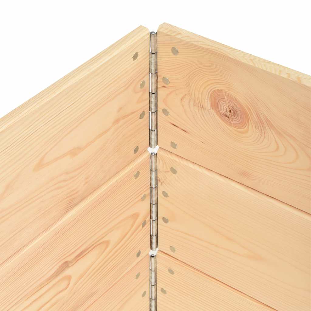Raised Bed Solid Pine Wood 100 cm 100 cm