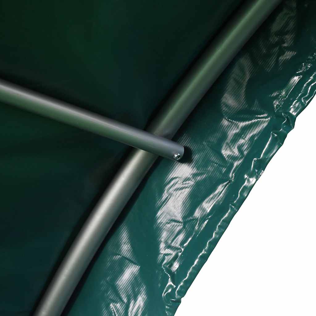 vidaXL Livestock Tent PVC 3,7x3,7 m Green 6