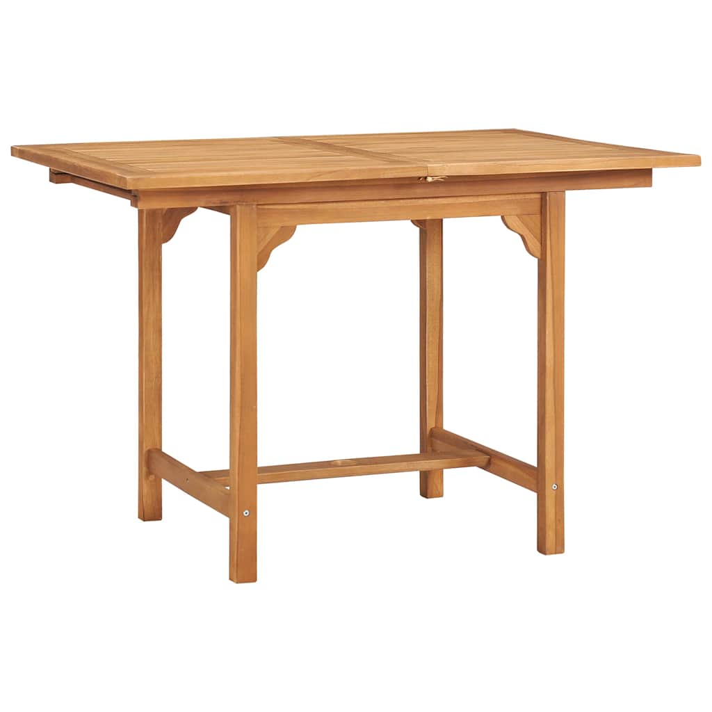 vidaXL 5 Piece Garden Dining Set Solid Teak Wood 6