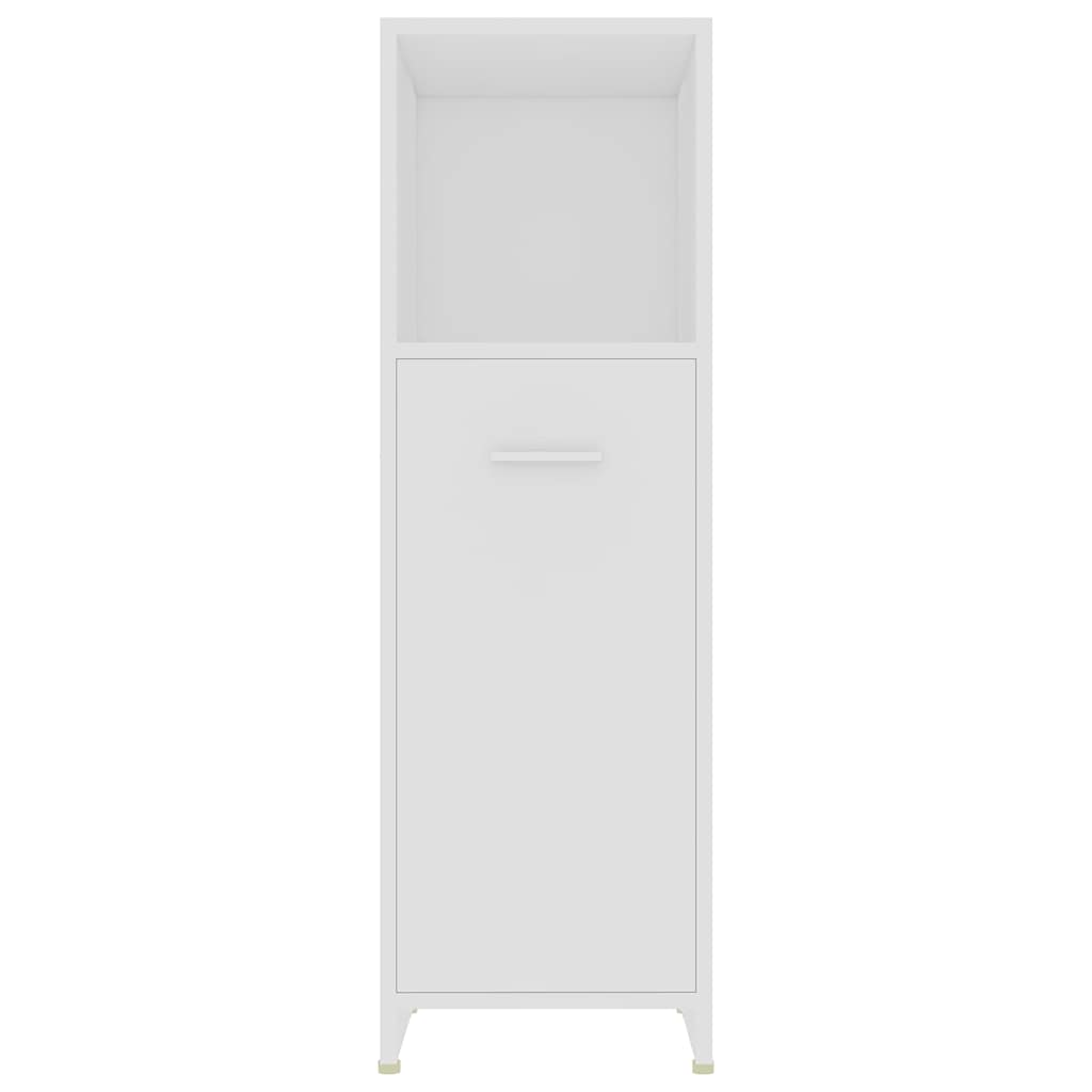 4 Piece Bathroom Furniture White