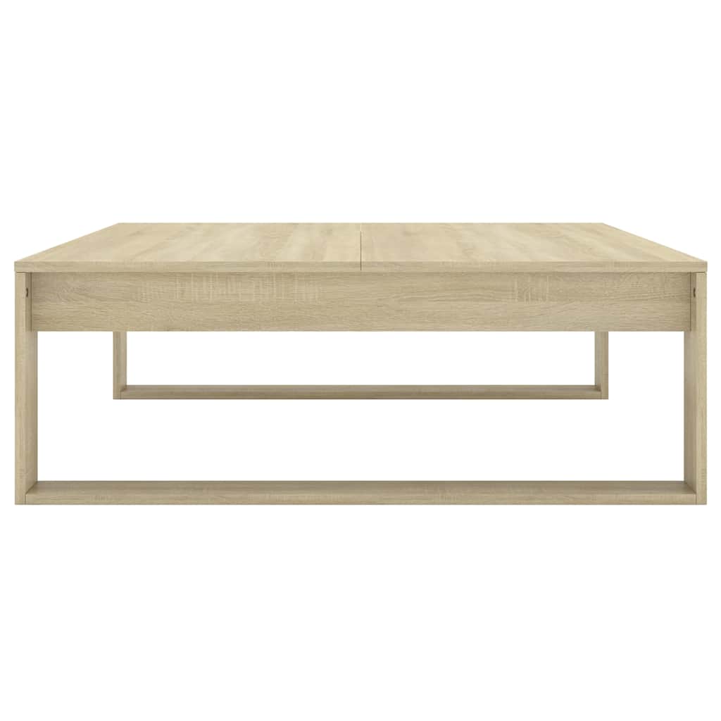 Coffee Table 100x100x35 cm Engineered Wood Sonoma oak