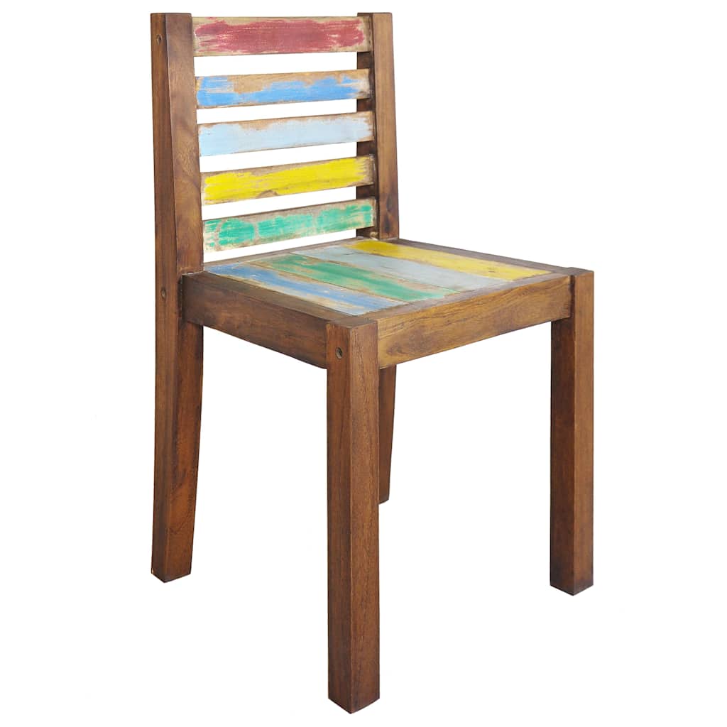 vidaXL Dining Chairs 6 pcs Solid Reclaimed Wood 6