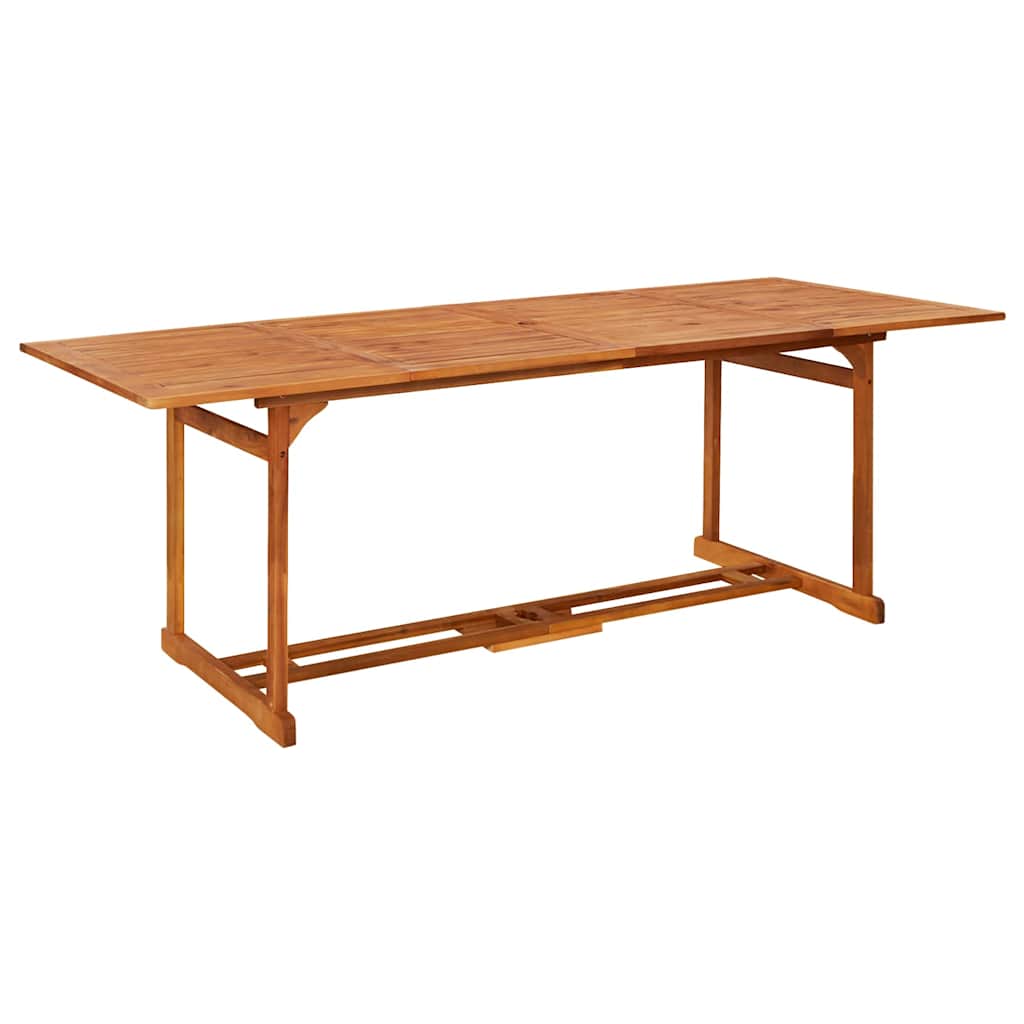 vidaXL 11 Piece Garden Dining Set 220x90x75 cm Solid Wood Acacia 6