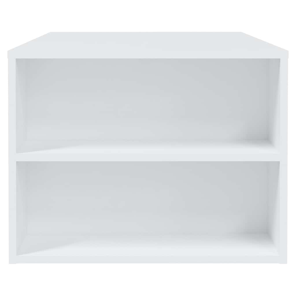 Coffee Table 102x55x42 cm Engineered Wood White
