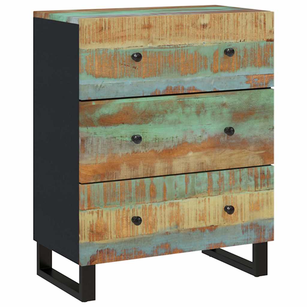 vidaXL 3 Piece Sideboards Solid Wood Reclaimed 6