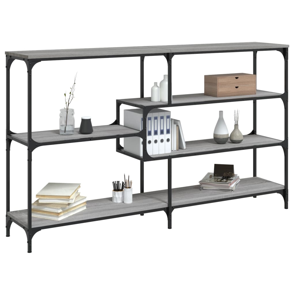 Console Table 103x32x95 cm Engineered Wood Grey sonoma