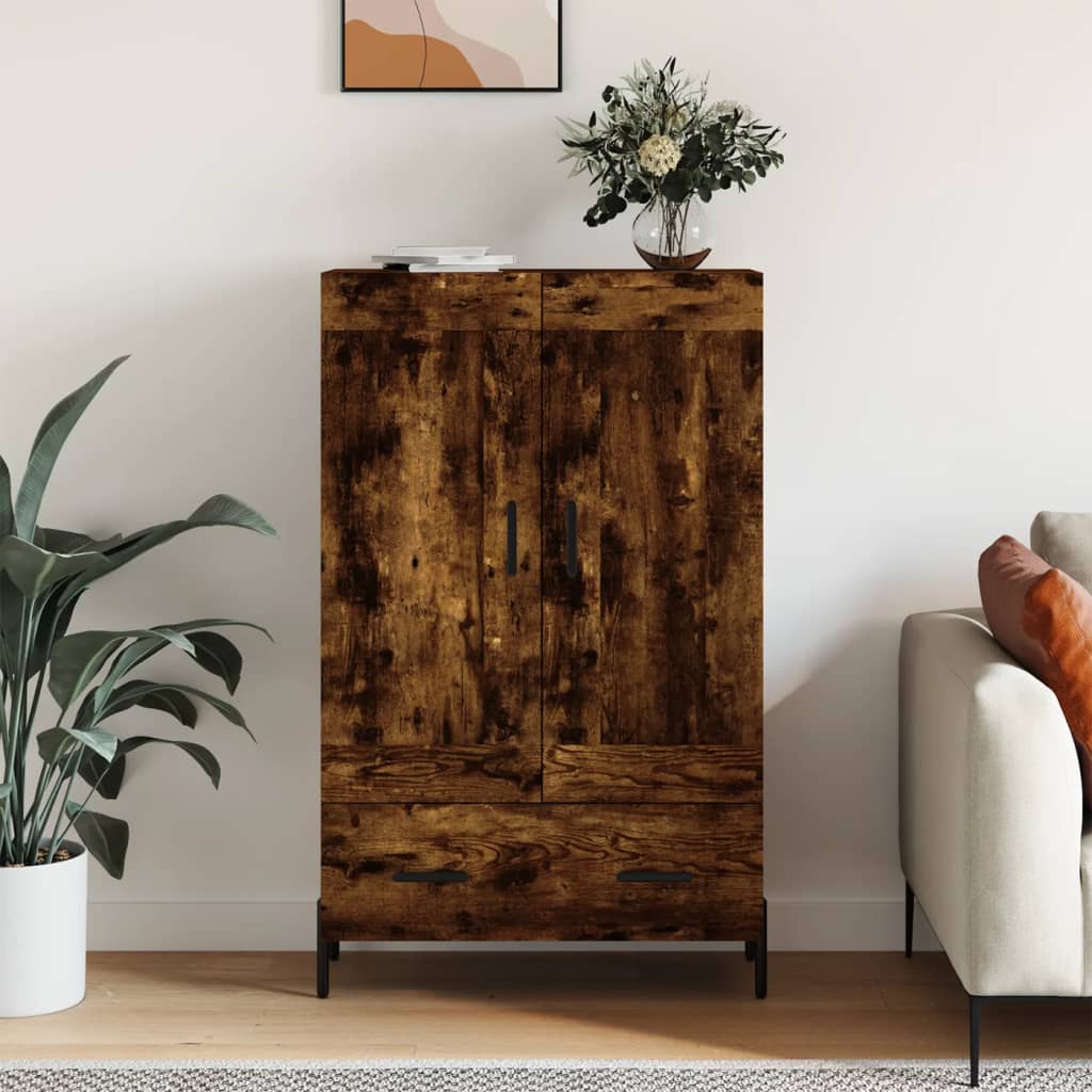 Highboard 69,5x31x115 cm Engineered Wood Smoked oak