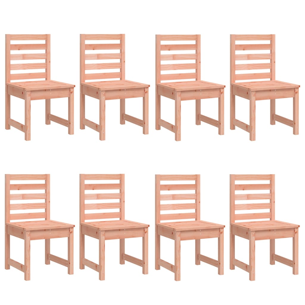 vidaXL 11 Piece Garden Dining Set Solid Wood Douglas 6