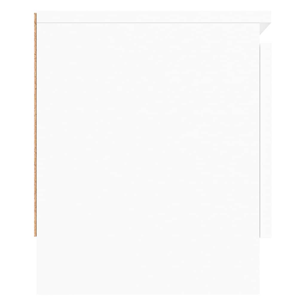 TV Cabinet with Door 102x30x36 cm White