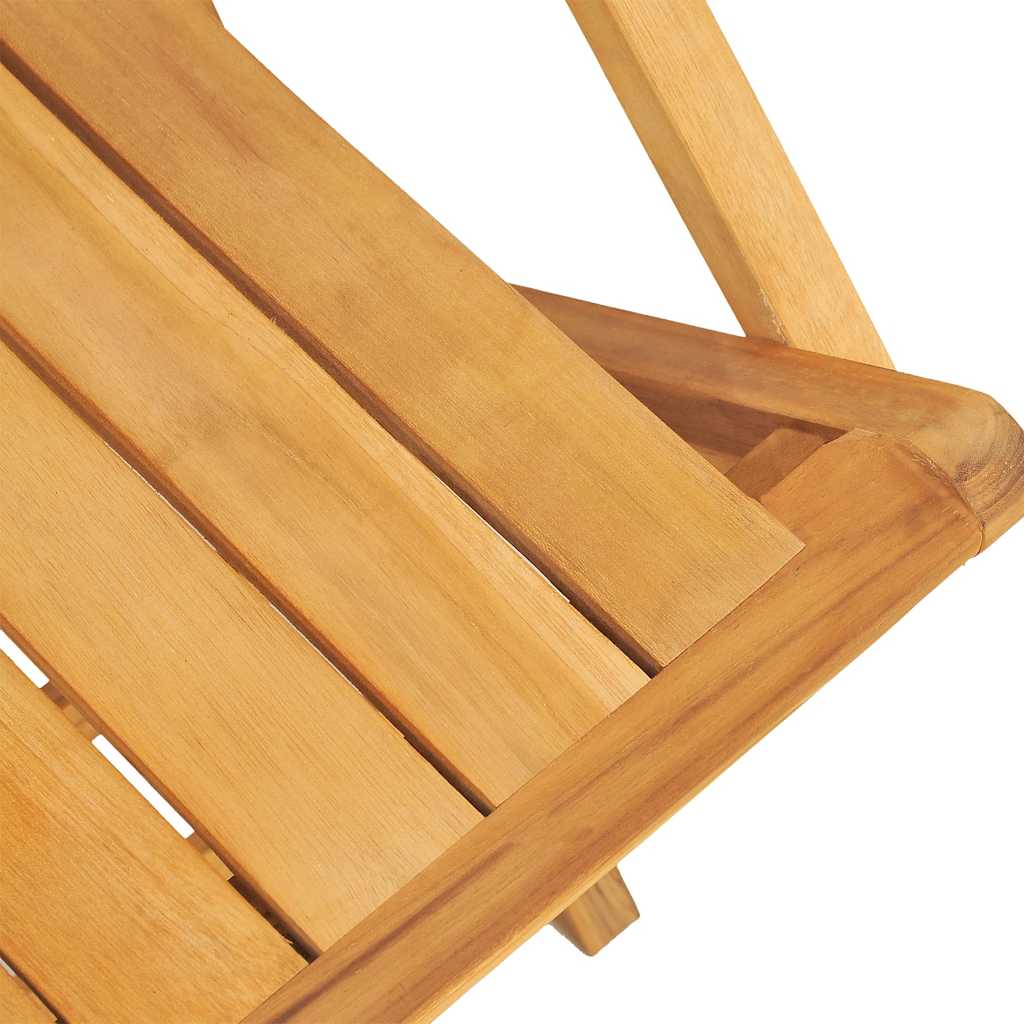 vidaXL 5 Piece Garden Dining Set Solid Wood Teak 6