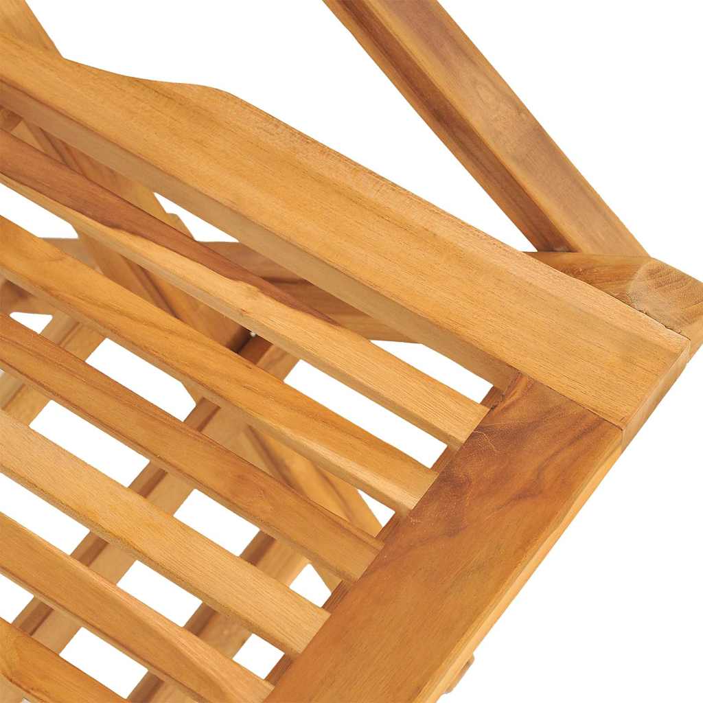 vidaXL 7 Piece Garden Dining Set Solid Wood Teak 6