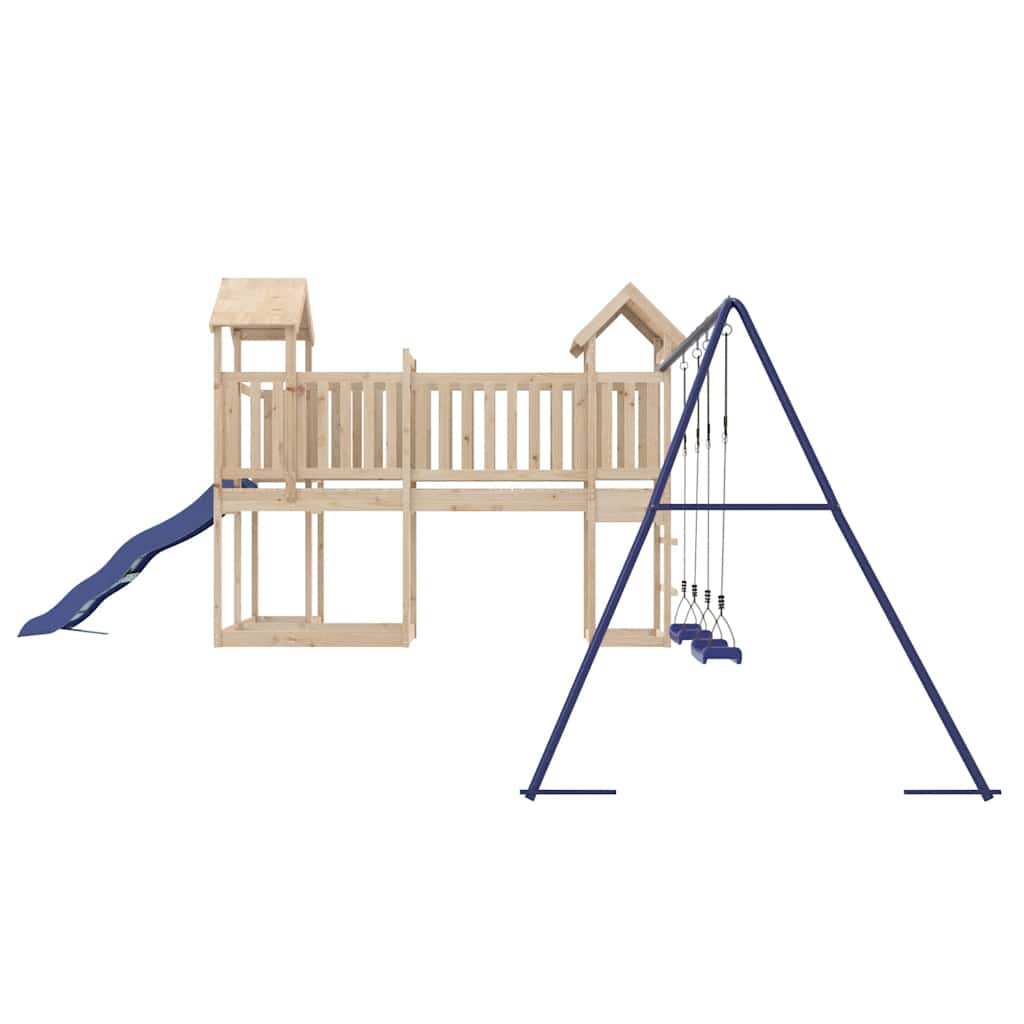 vidaXL Outdoor Playset Solid Wood Pine 6