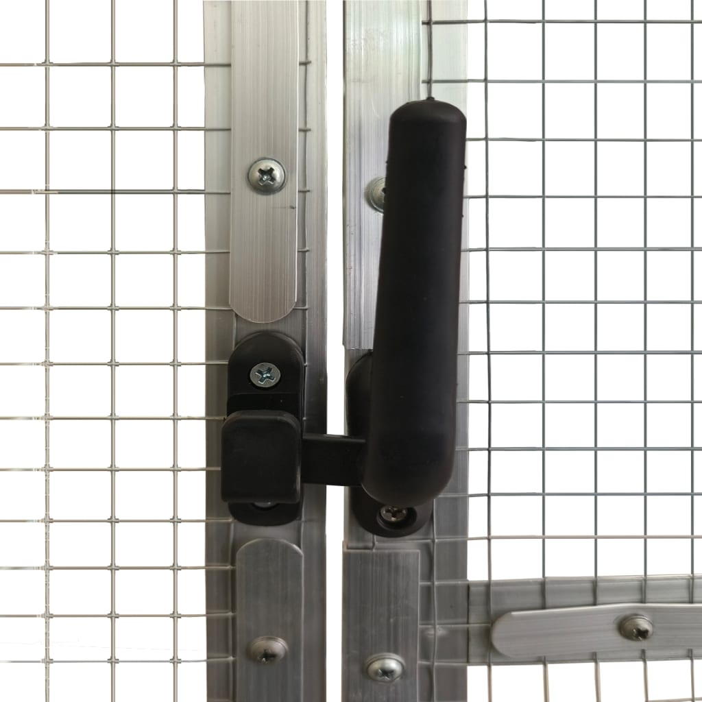 vidaXL Aviary Silver 1,79x6x1,85 m Aluminium 6