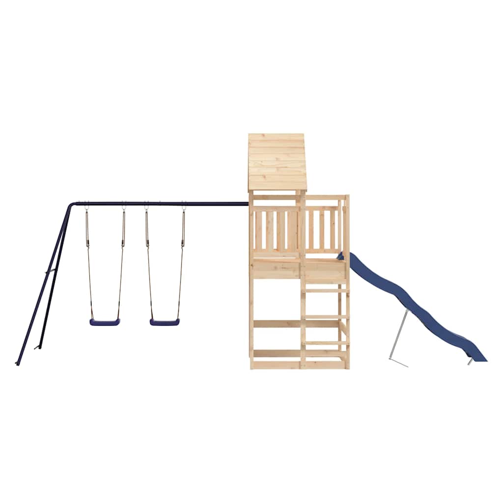 vidaXL Outdoor Playset Solid Wood Pine 6