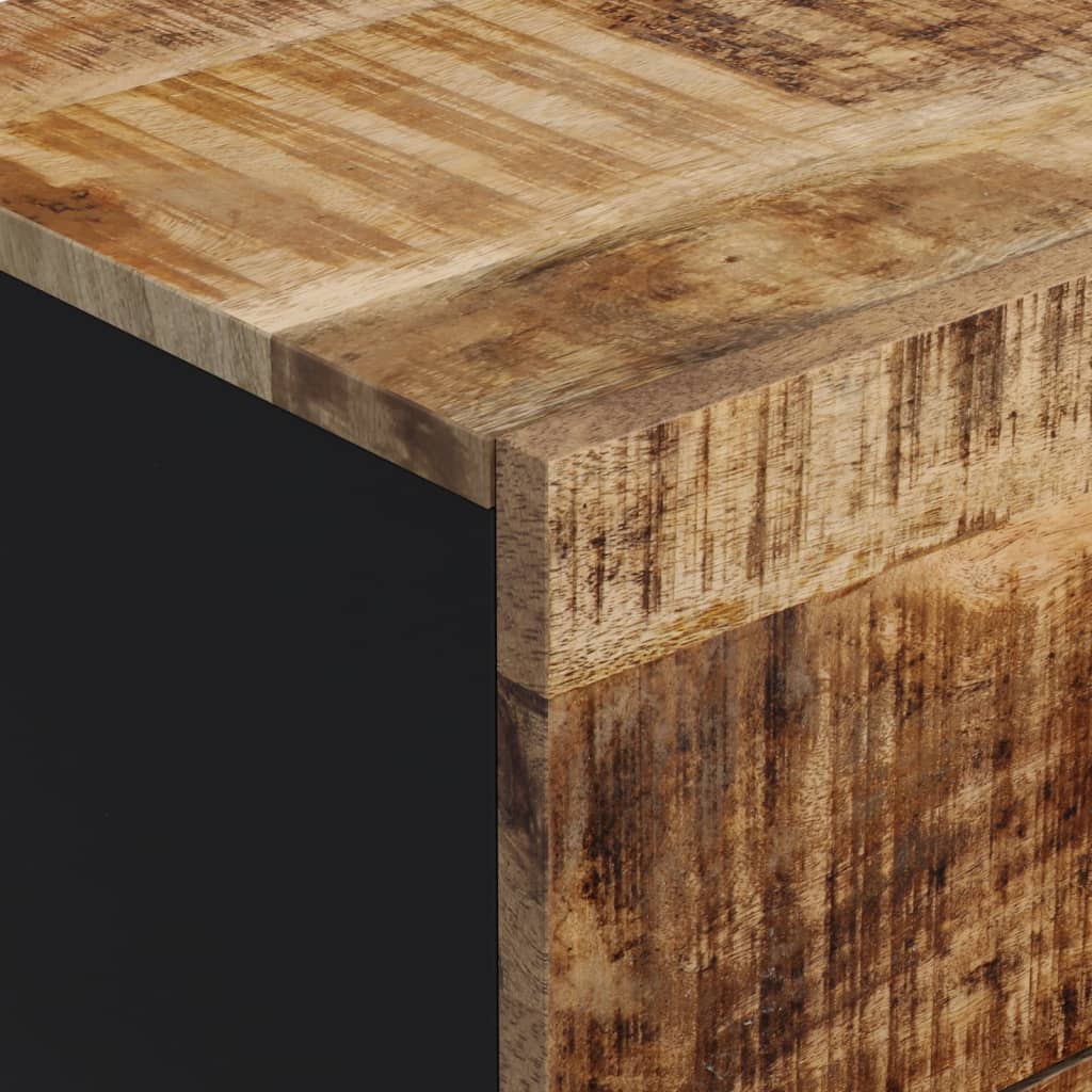 Sideboard with 3 Drawers 40x33,5x75 cm Solid Wood Mango Light brown
