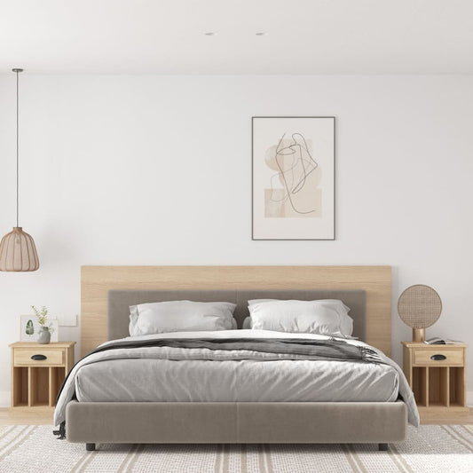 Bedside Cabinets 43x36x50 cm Sonoma oak