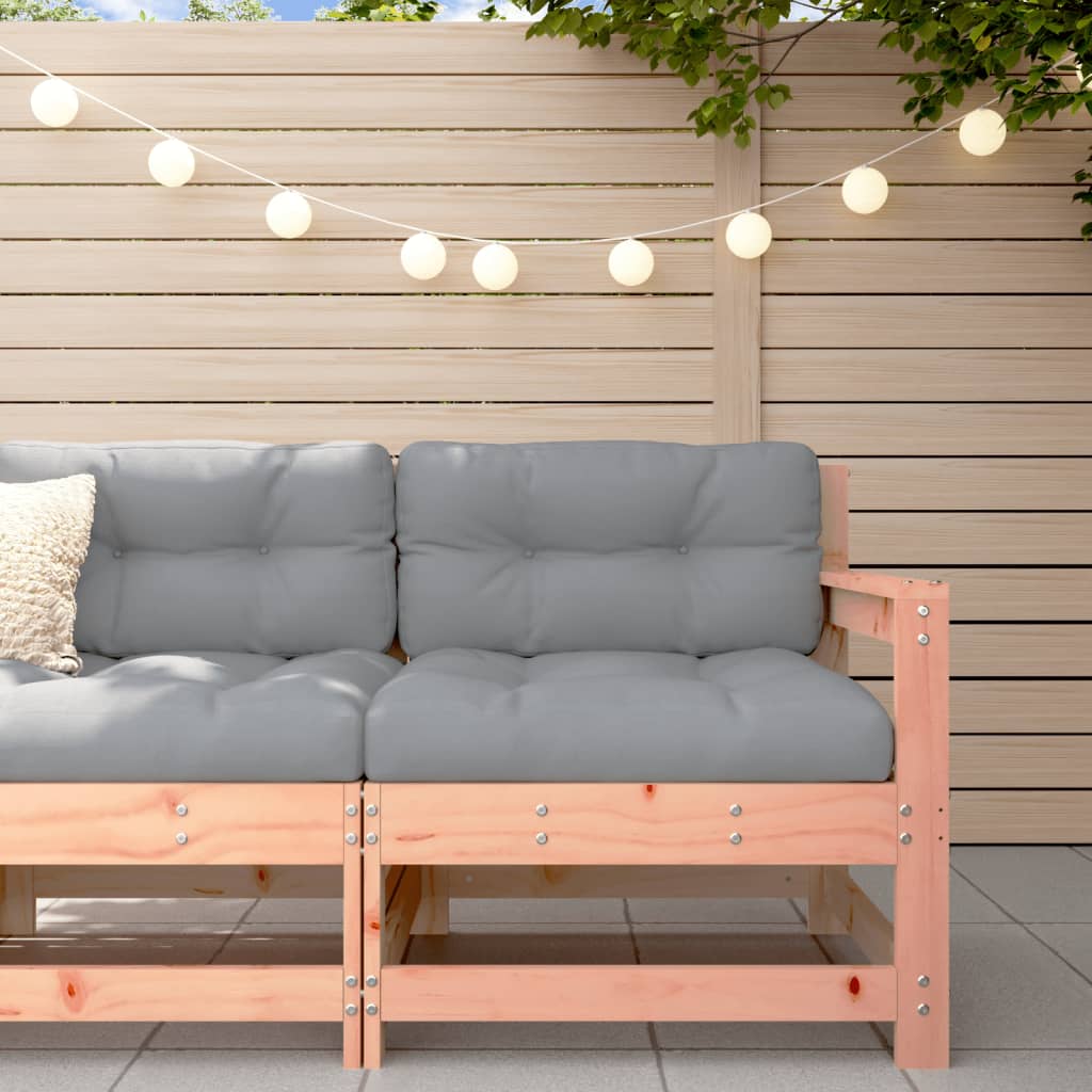 3 Piece Garden Lounge Set Solid Wood Douglas Douglas Wood Single sofa with right armrest