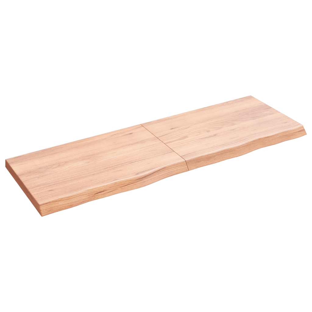 Wall Shelf 40x40x(2-4) Treated Solid Wood Oak Light Brown 120 cm
