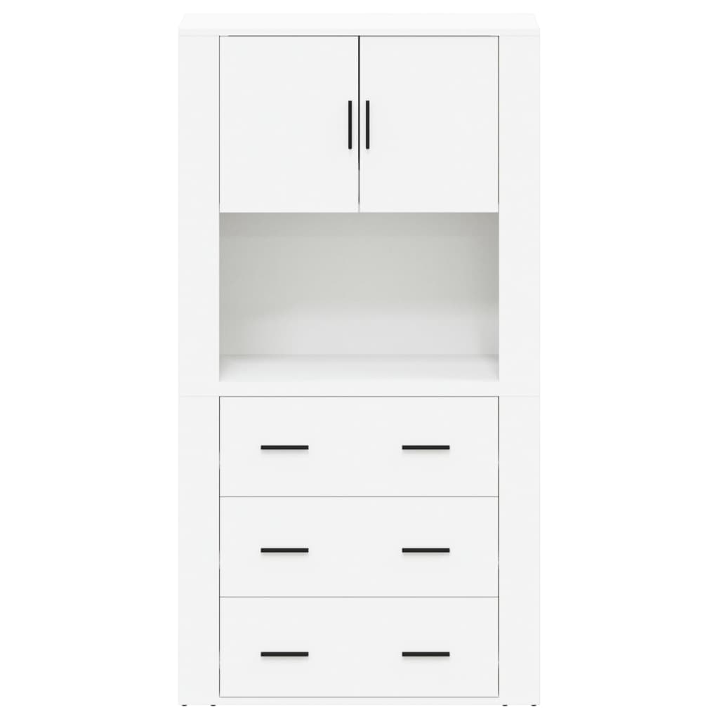 Highboard Engineered Wood White