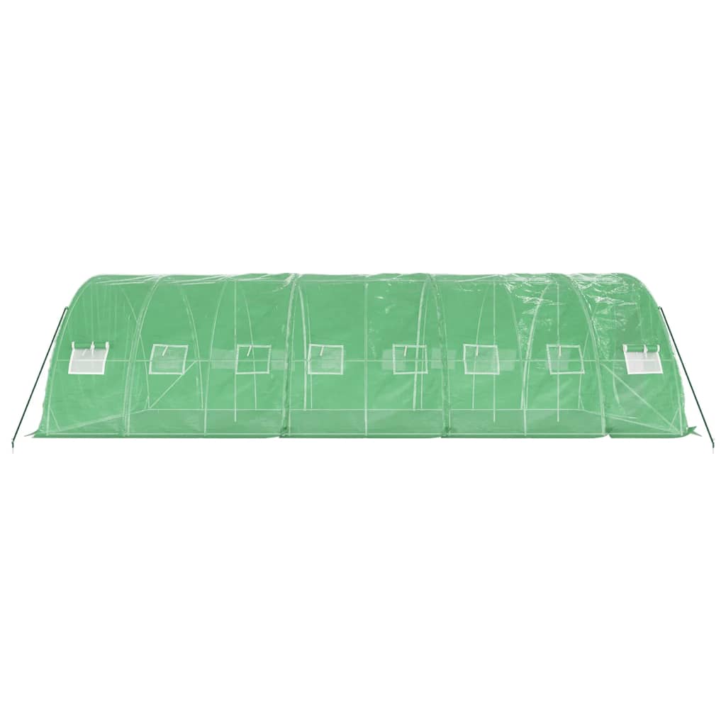 vidaXL Greenhouse with Steel Frame Green 40 m² 8x5x2,3 m 6