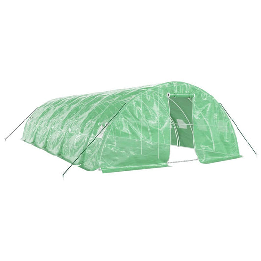 vidaXL Greenhouse with Steel Frame Green 50 m² 10x5x2.3 m 2