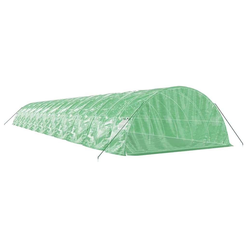 vidaXL Greenhouse with Steel Frame Green 110 m² 22x5x2,3 m 6