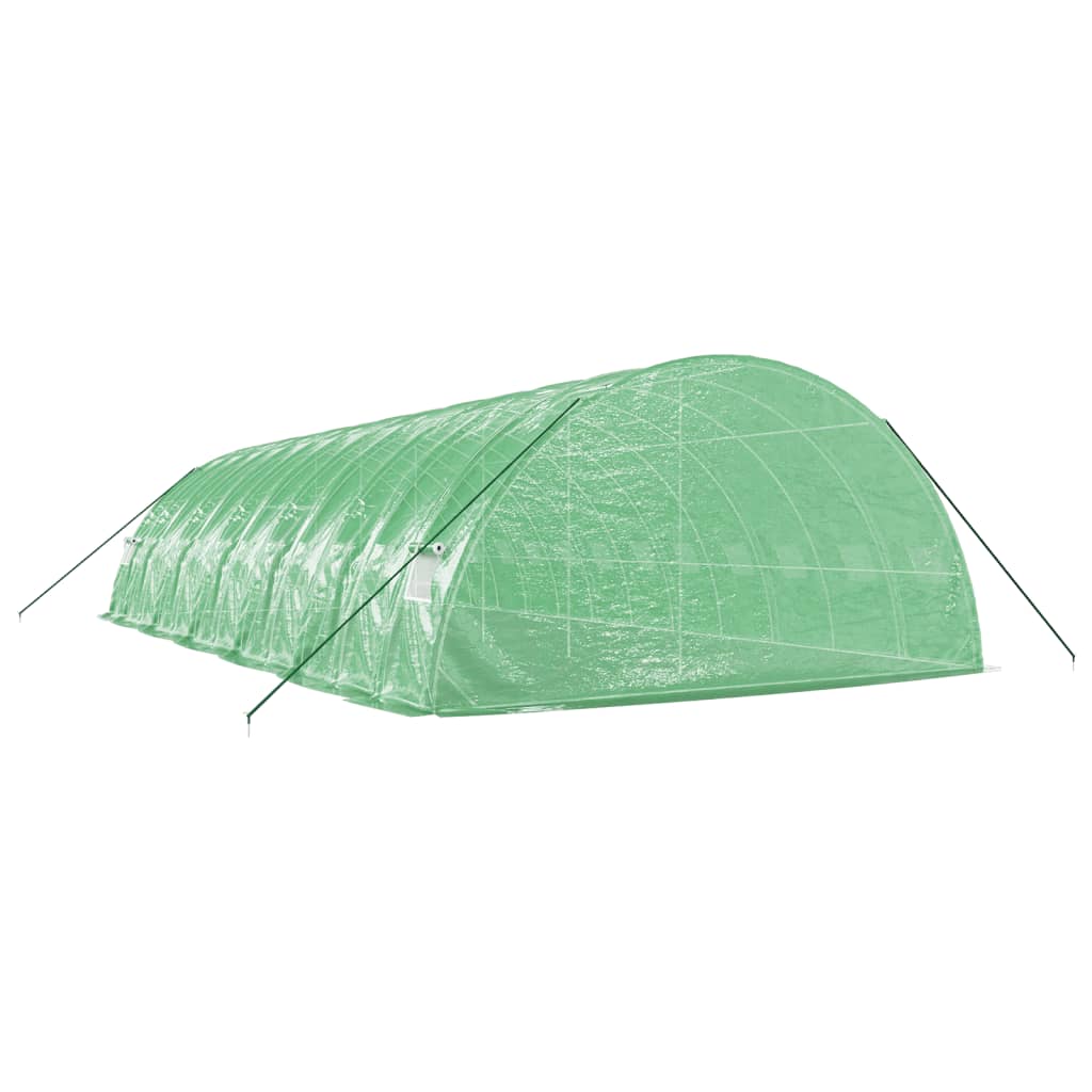 vidaXL Greenhouse with Steel Frame Green 72 m² 12x6x2,85 m 6