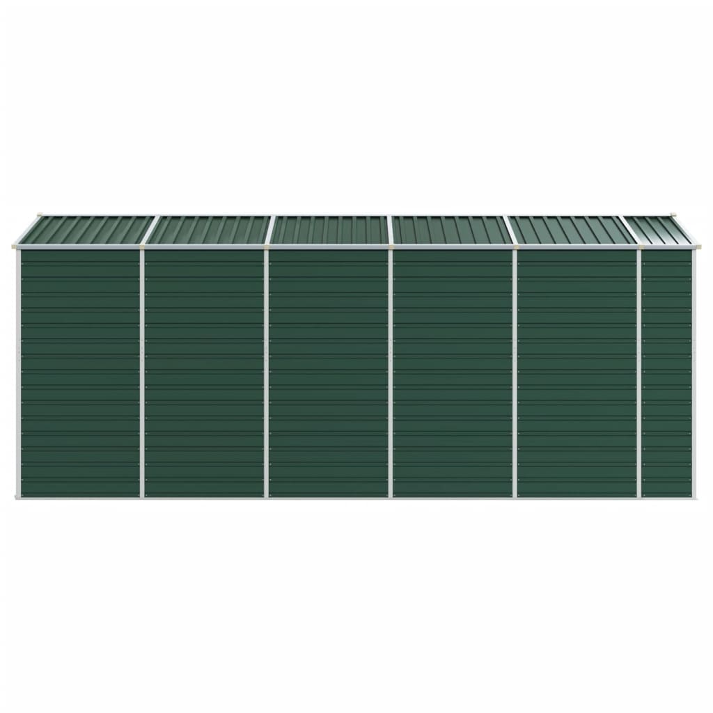 vidaXL Garden Shed | Green | Galvanised Steel | Large | Garden Shed 6