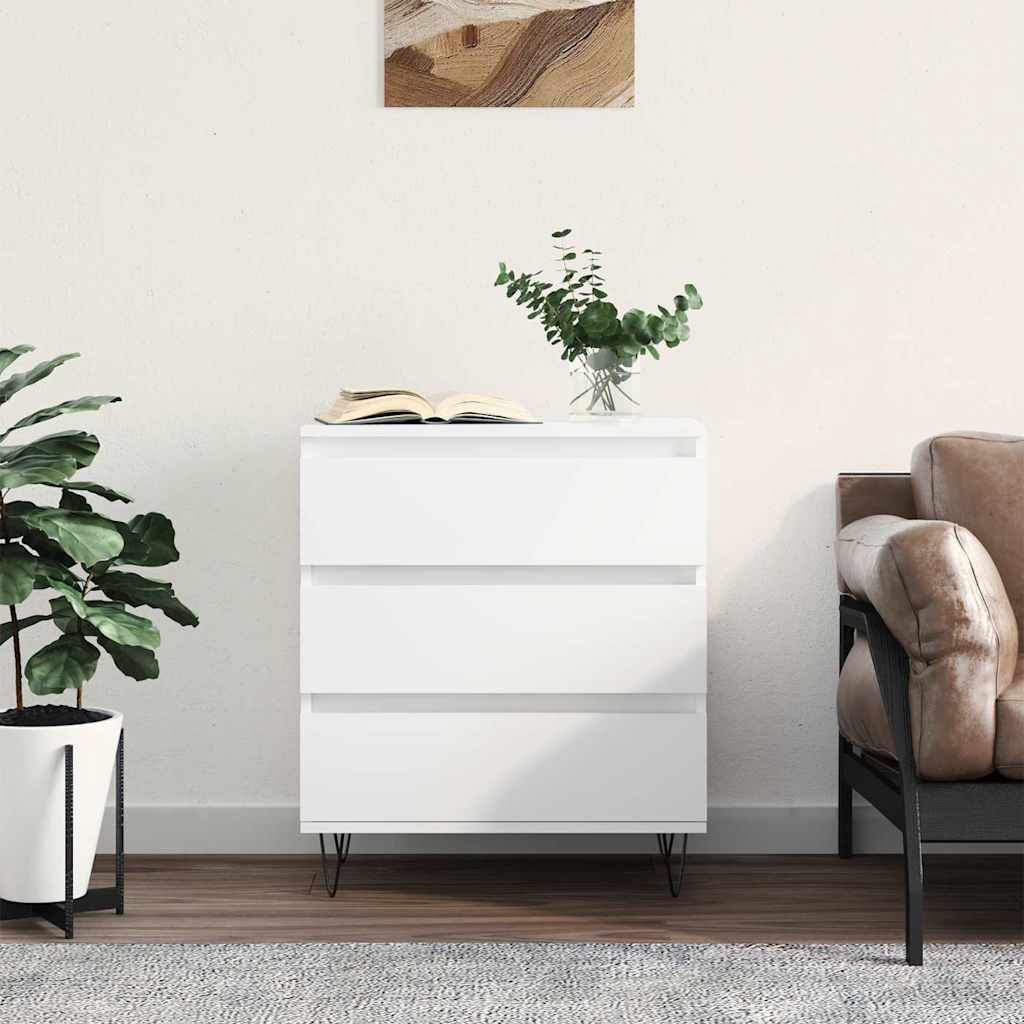 Sideboard 60x35x70 cm Engineered Wood White
