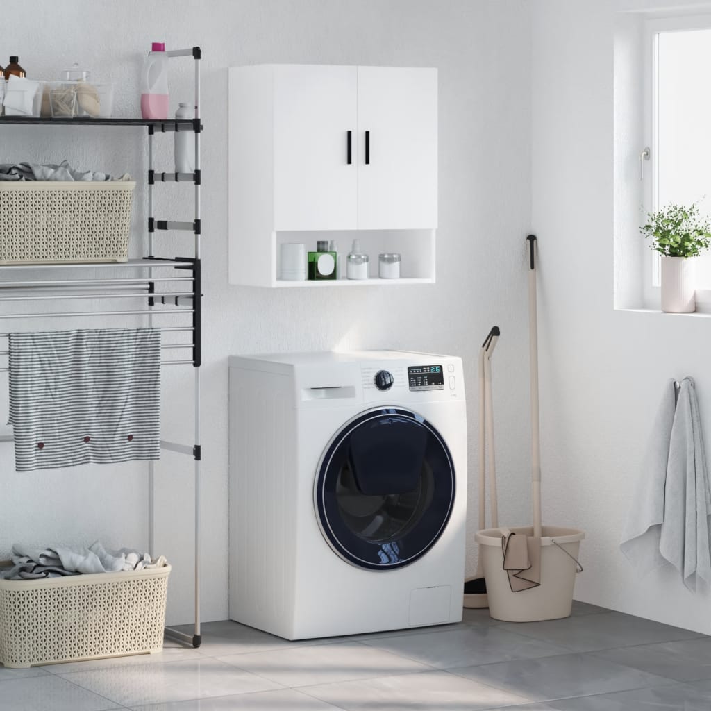 Wall Cabinet 60x31x70 cm Engineered Wood White