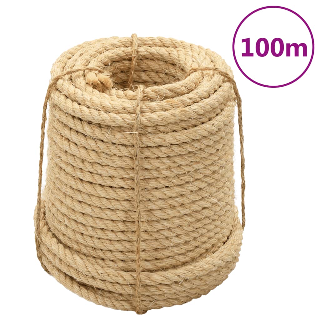 vidaXL Sisal Ropes 5 pcs 14 mm 100 m 4