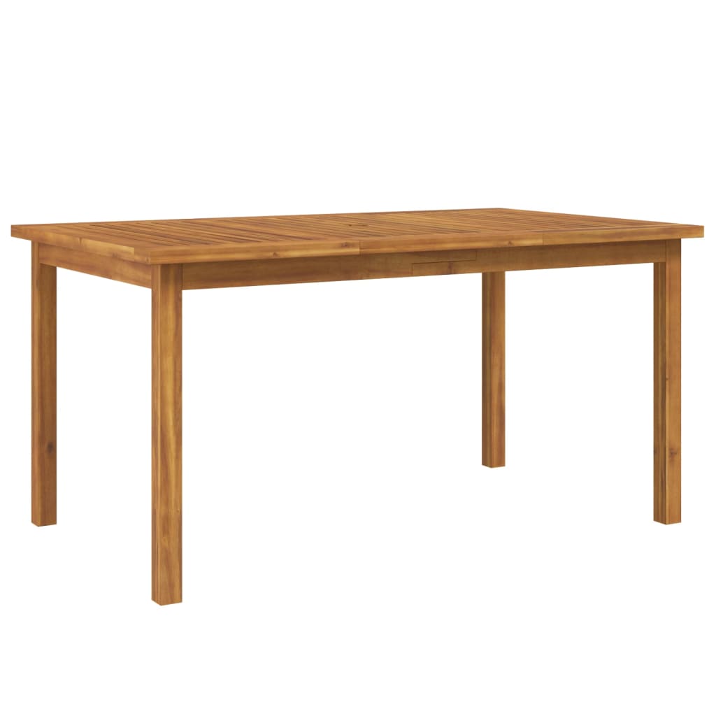 vidaXL 5 Piece Garden Dining Set Solid Wood Acacia 6
