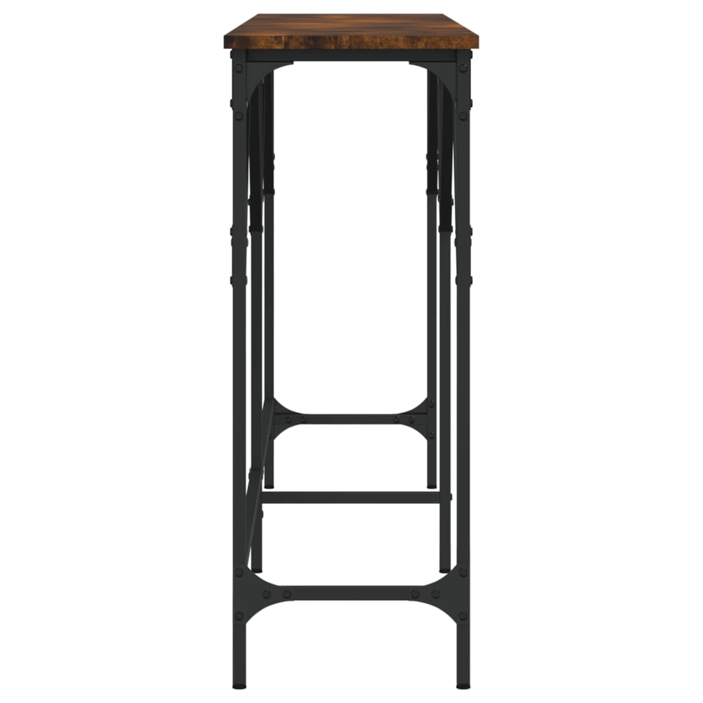 Console Table 180x29x75 cm Engineered Wood Smoked oak 180 cm