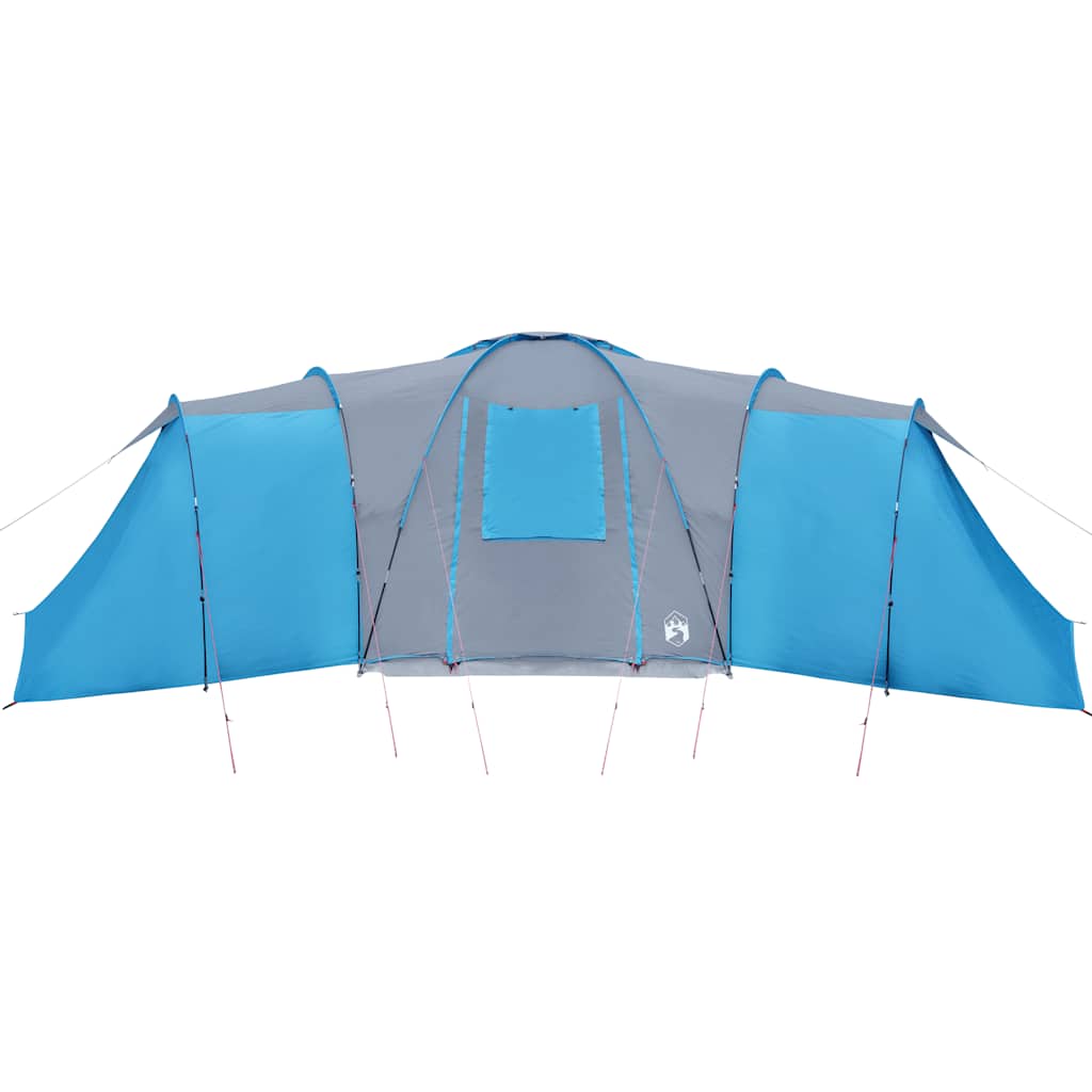 vidaXL Family Tent Dome 12-Person Blue Waterproof 6