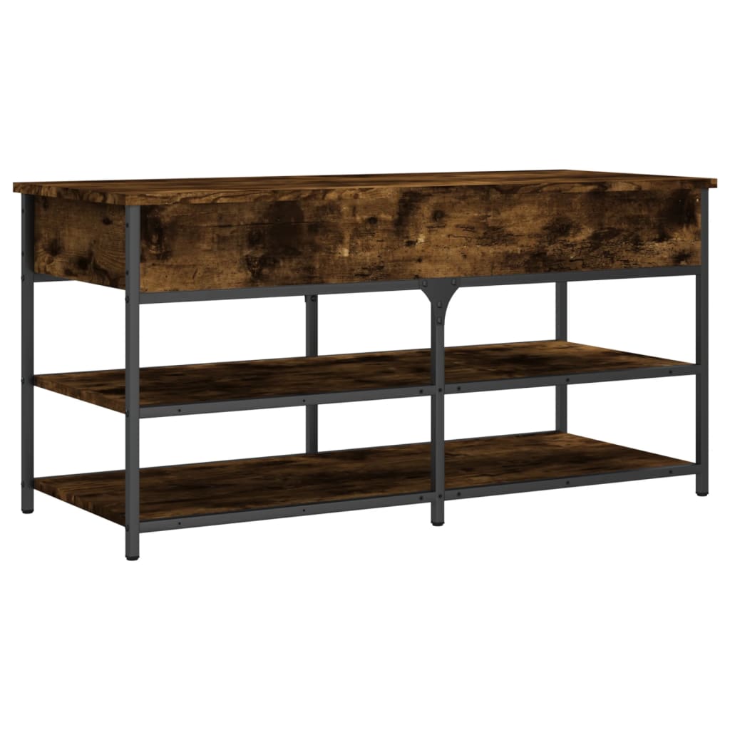 Shoe Bench 100x42,5x50 cm Engineered Wood Smoked oak