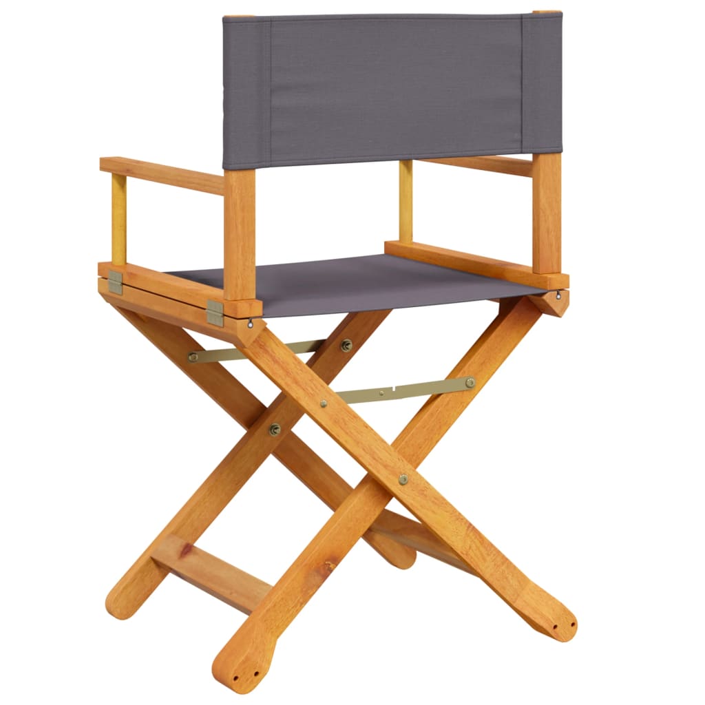 vidaXL 8 Piece Folding Chairs Dark Grey Fabric 6