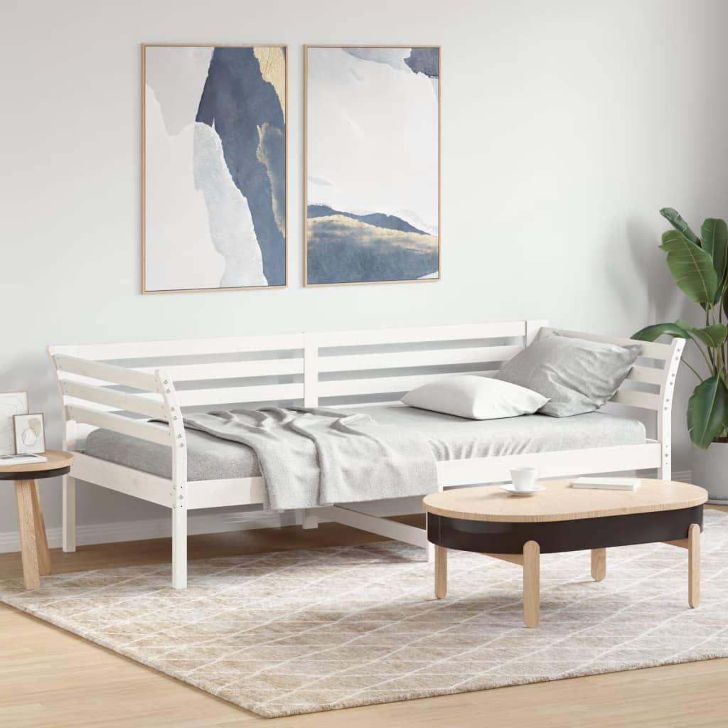 Day Bed without Mattress Solid Wood Pine 100 cm 200 cm
